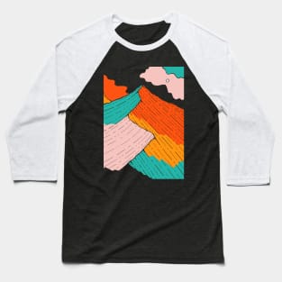 The peak of colour Baseball T-Shirt